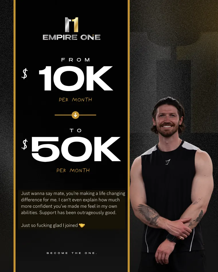 Ollie: $10K to $50K per month